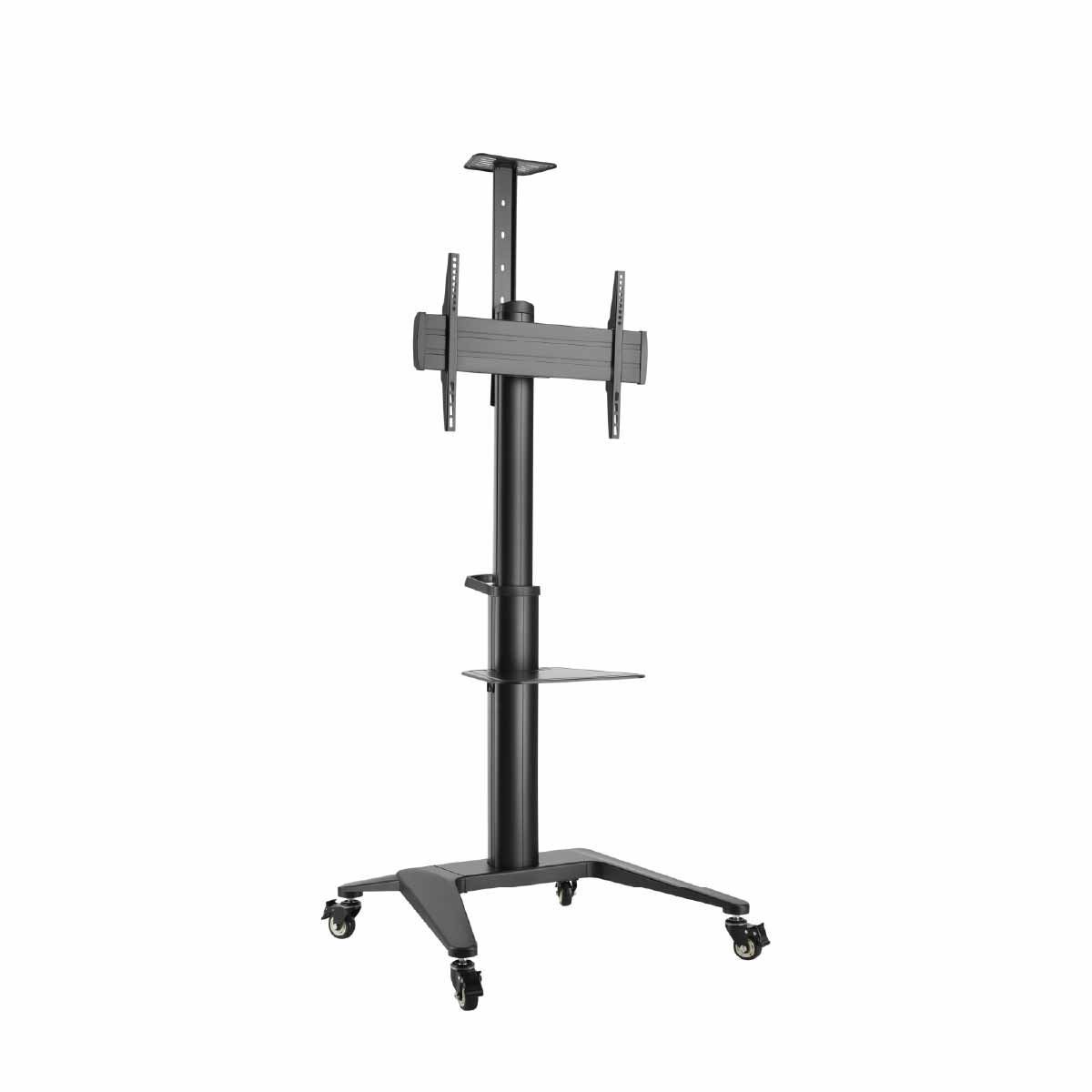 Ultra-Modern Aluminum TV Cart (Landscape/Portrait Orientation)